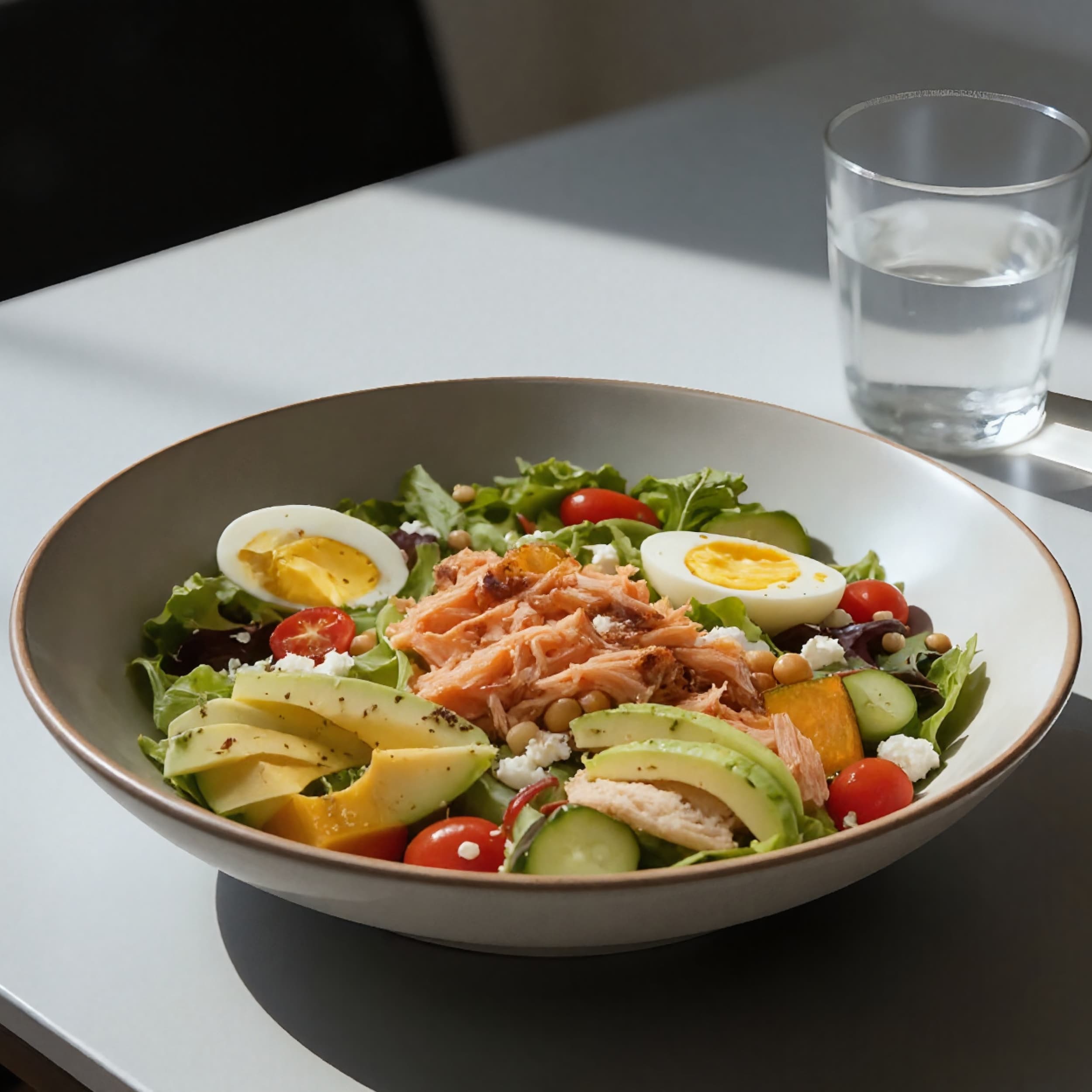 A bowl of healthy food